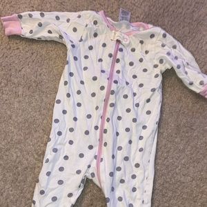 Poke dot onesie